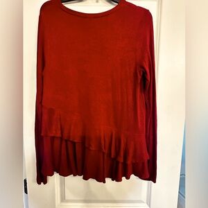 Kaari blue red long sleeve size large